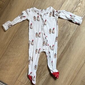 Adorable Penguin Print Kids One Piece